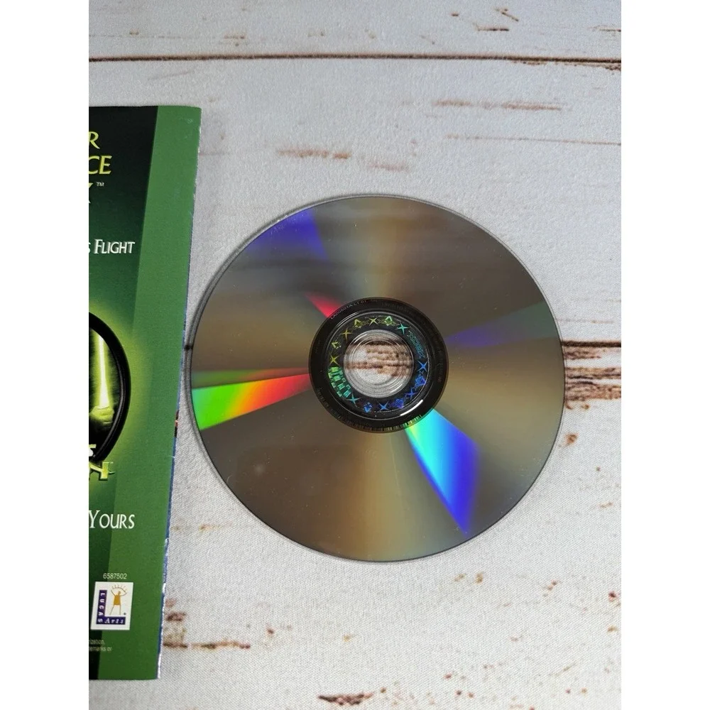 Star Wars Jedi Starfighter Microsoft Xbox Game Disc and Manual